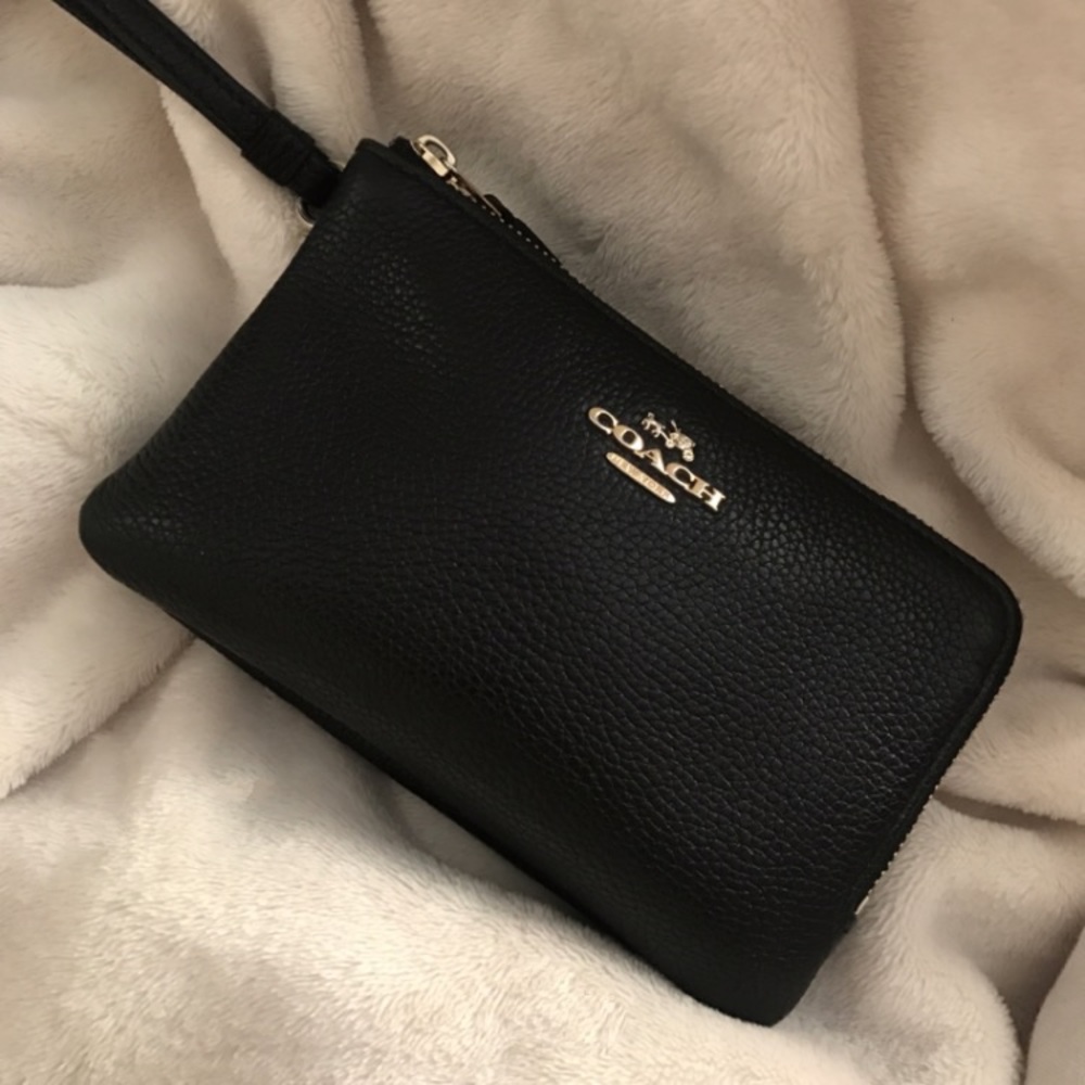 Coach Double Zip Wristlet